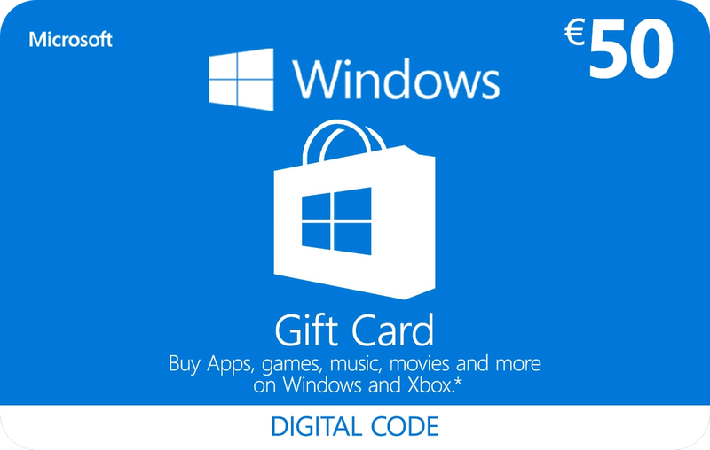 Microsoft Gift Card 50 EUR