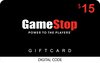 GameStop Gift Card 15 USD